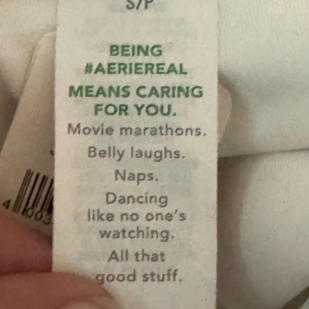 AA-533 Aerie NWT Cheekiest White Summer Swim Bikini‎ Bottoms Size S